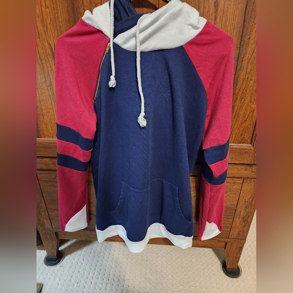 Color block boutique hoodie